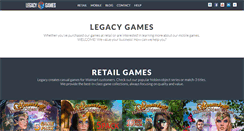 Desktop Screenshot of legacygames.com