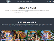 Tablet Screenshot of legacygames.com